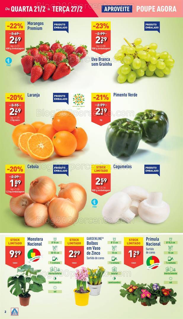 Antevisão Folheto ALDI Promoções de 21 a 27 fevereiro