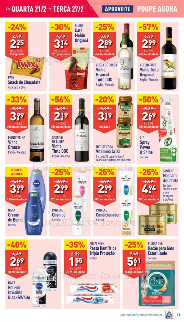 Antevisão Folheto ALDI Promoções de 21 a 27 fevereiro