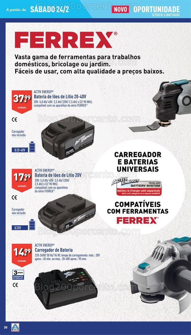 Antevisão Folheto ALDI Bazar Promoções a partir de 24 fevereiro