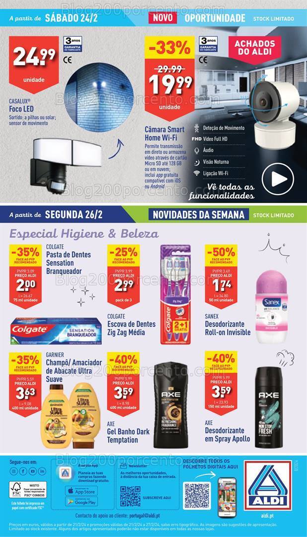 Antevisão Folheto ALDI Bazar Promoções a partir de 24 fevereiro