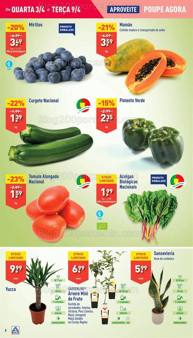 Antevisão Folheto ALDI Promoções de 3 a 9 abril