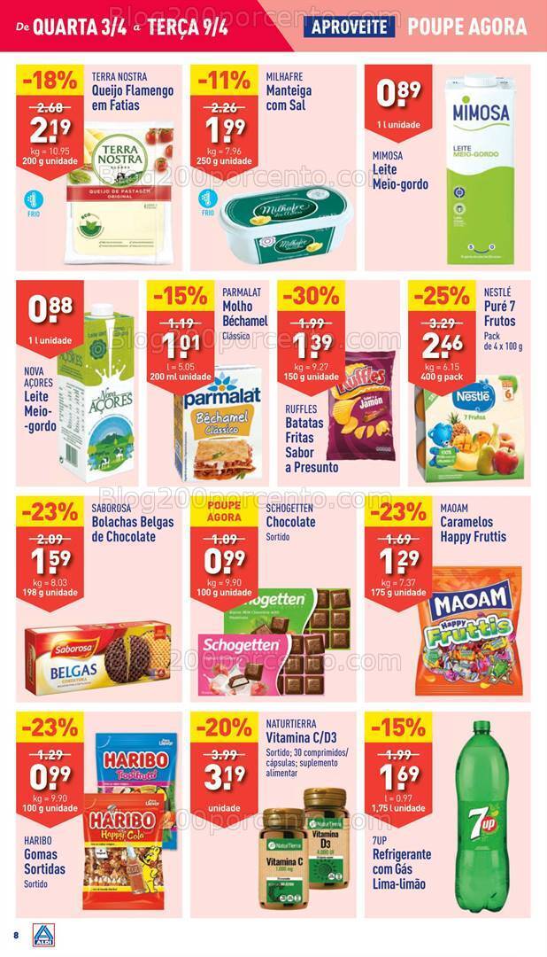 Antevisão Folheto ALDI Promoções de 3 a 9 abril