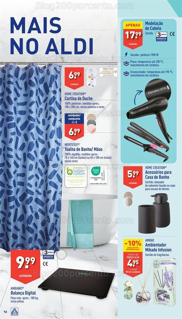 Antevisão Folheto ALDI Bazar Promoções a partir de 3 abril