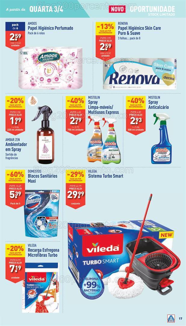 Antevisão Folheto ALDI Promoções de 3 a 9 abril