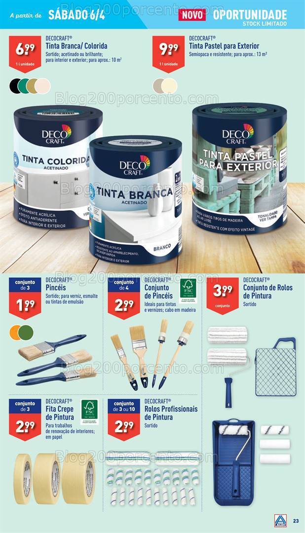 Antevisão Folheto ALDI Promoções de 3 a 9 abril