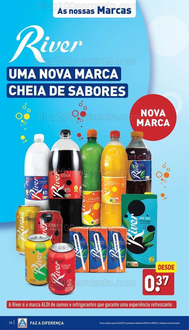 Antevisão Folheto ALDI Promoções de 3 a 9 julho