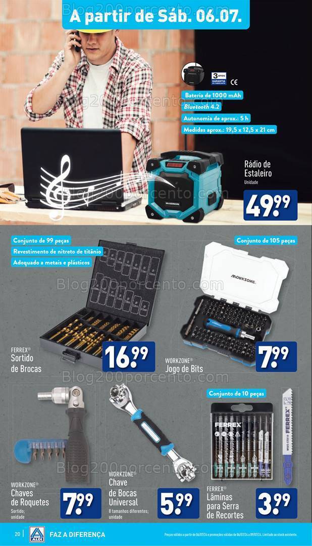 Antevisão Folheto ALDI Promoções de 3 a 9 julho