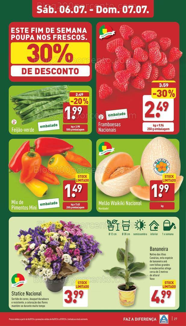 Antevisão Folheto ALDI Promoções de 3 a 9 julho