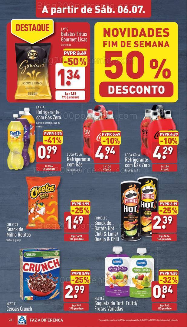 Antevisão Folheto ALDI Promoções de 3 a 9 julho