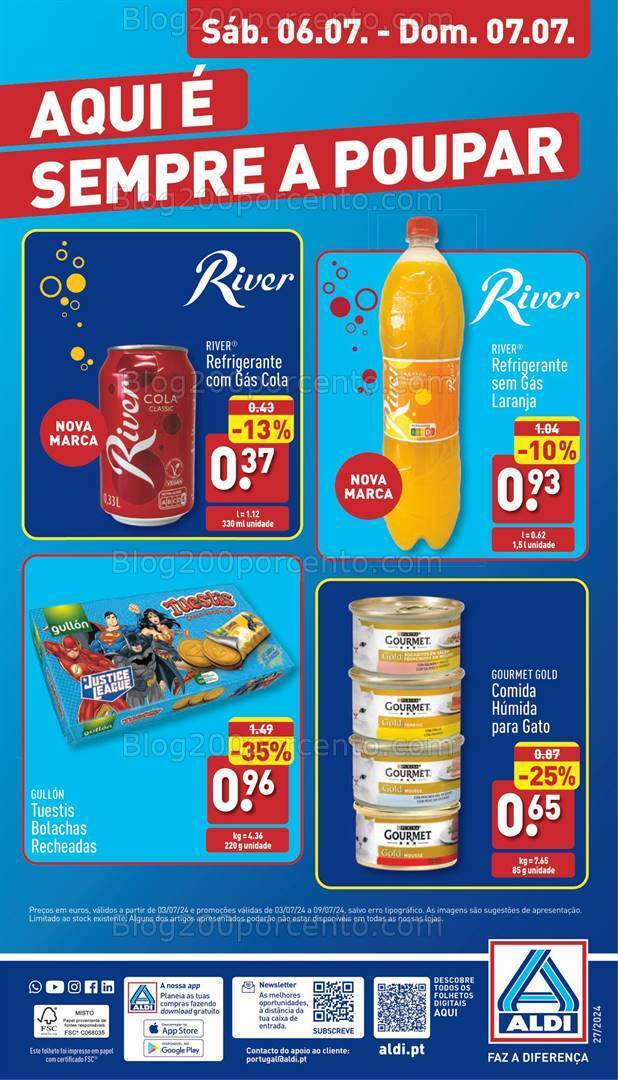 Antevisão Folheto ALDI Promoções de 3 a 9 julho