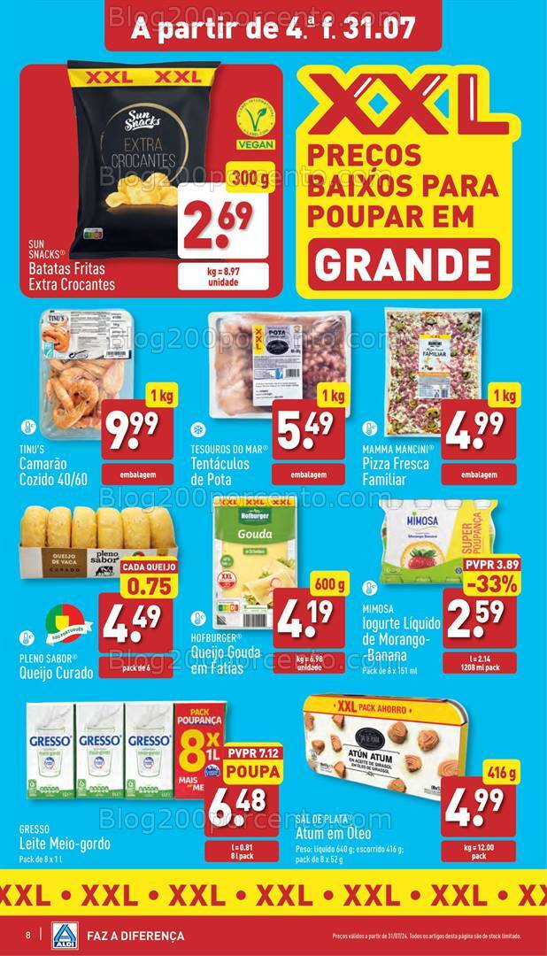 Antevisão Folheto ALDI Promoções de 31 julho a 6 agosto
