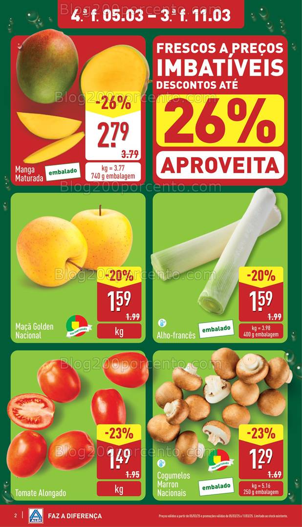 Antevisão Folheto ALDI Promoções de 5 a 11 março