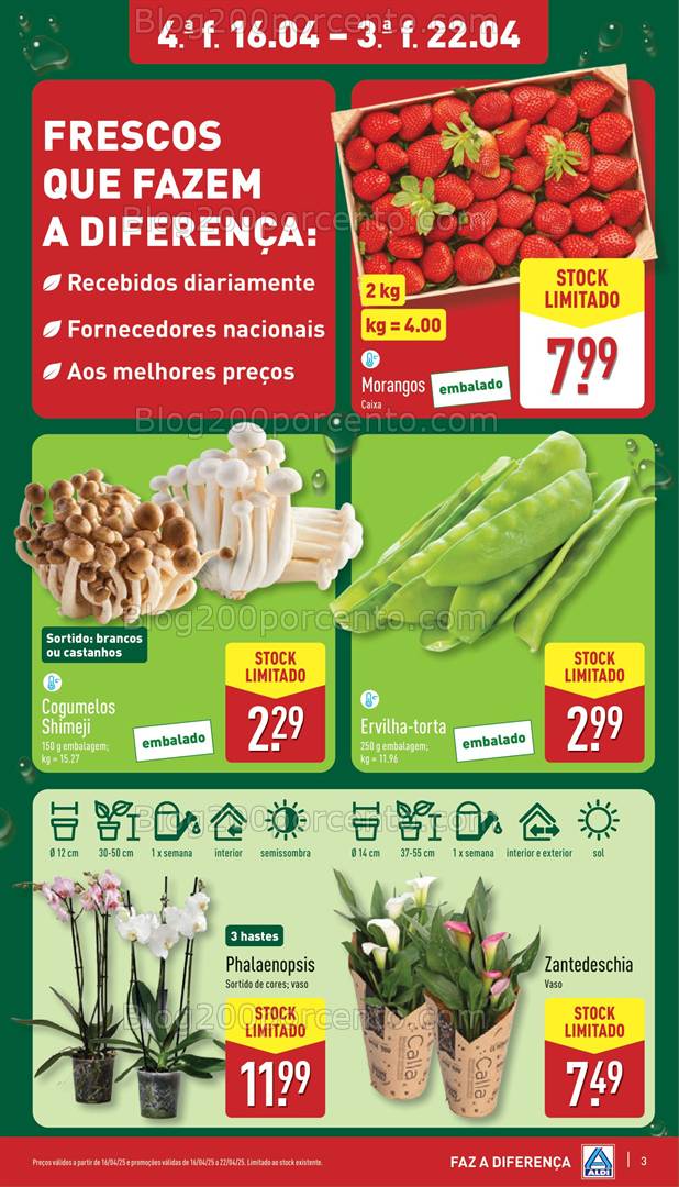 Antevisão Folheto ALDI Promoções de 16 a 22 abril