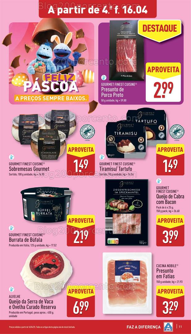 Antevisão Folheto ALDI Promoções de 16 a 22 abril