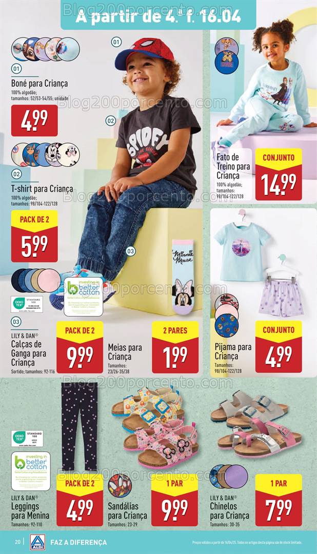 Antevisão Folheto ALDI Promoções de 16 a 22 abril