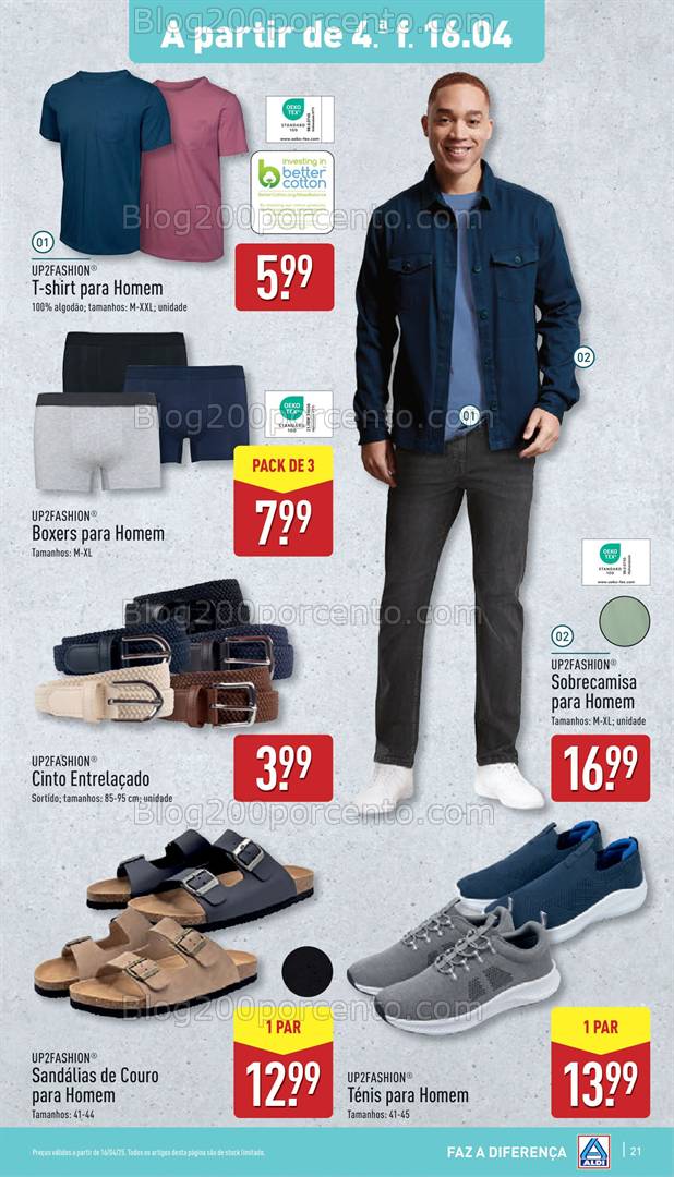 Antevisão Folheto ALDI Promoções de 16 a 22 abril