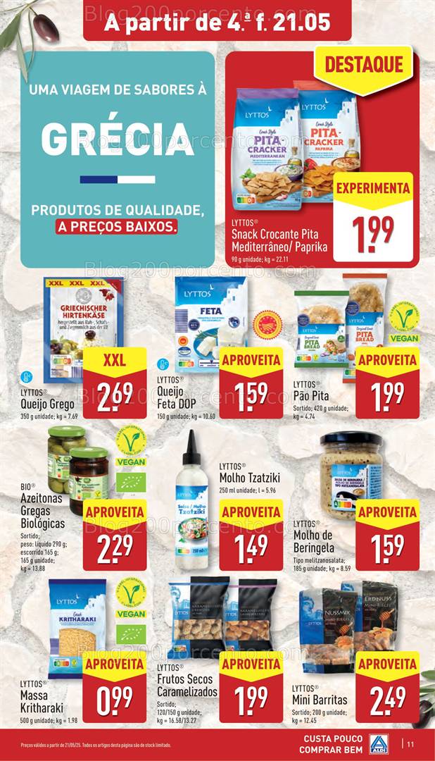 Antevisão Folheto ALDI Promoções de 24 a 27 maio sabores do mundo