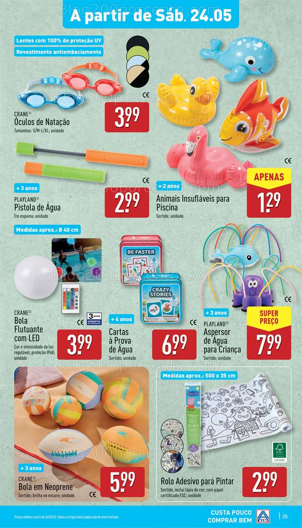 Antevisão Folheto ALDI Promoções de 24 a 27 maio verão