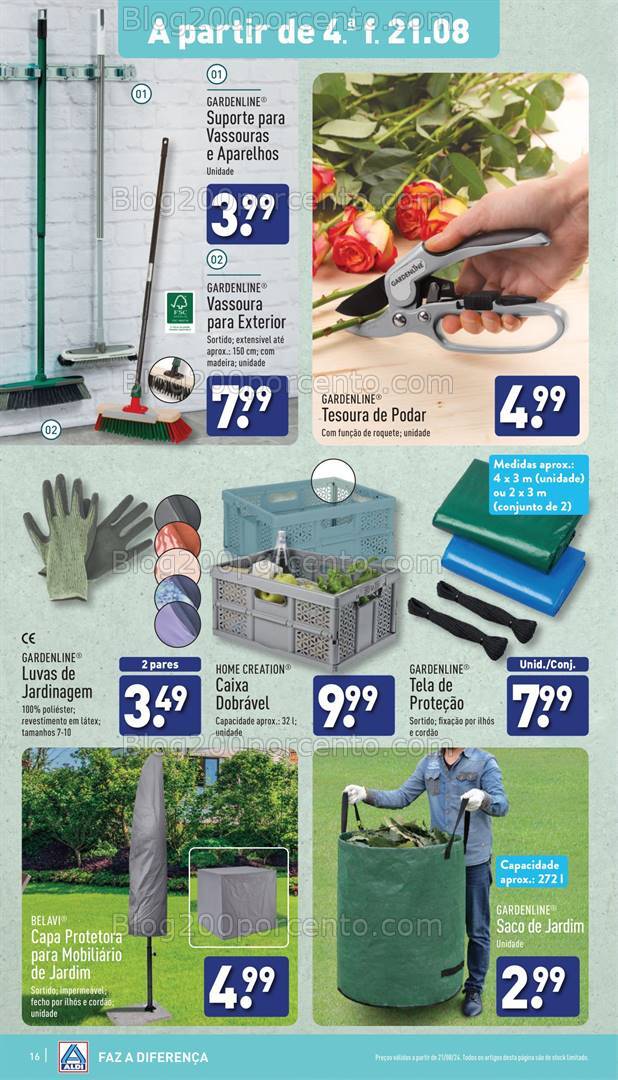 Antevisão Folheto ALDI Bazar Promoções a partir de 21 agosto