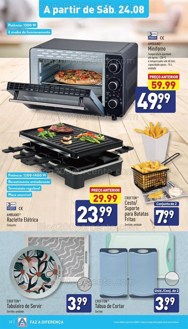 Antevisão Folheto ALDI Bazar Promoções a partir de 24 agosto