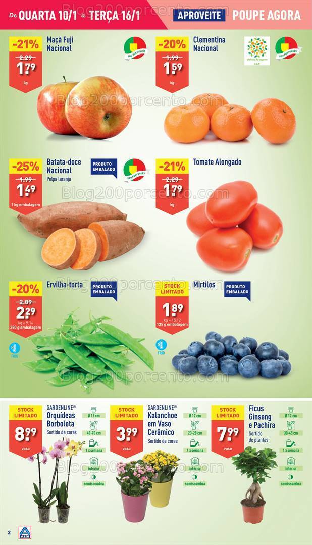 Antevisão Folheto ALDI Promoções de 10 a 16 janeiro