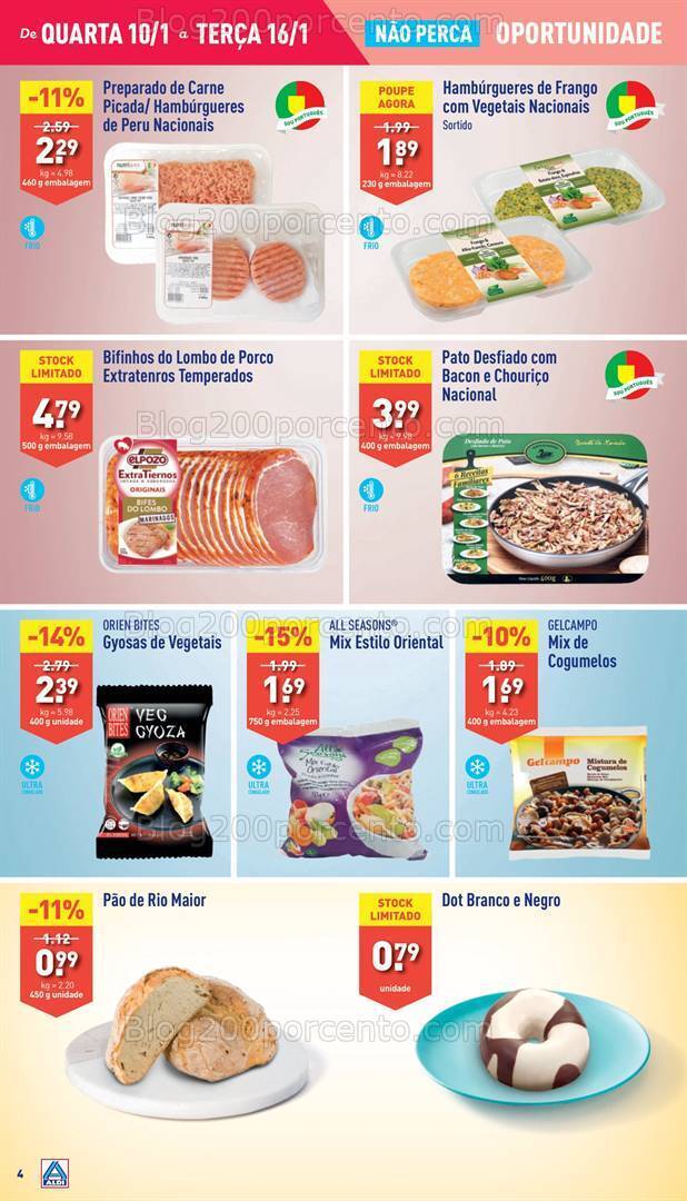 Antevisão Folheto ALDI Promoções de 10 a 16 janeiro
