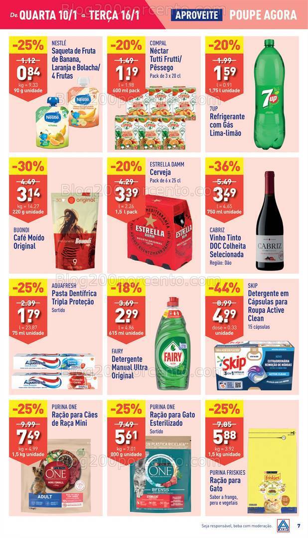 Antevisão Folheto ALDI Promoções de 10 a 16 janeiro