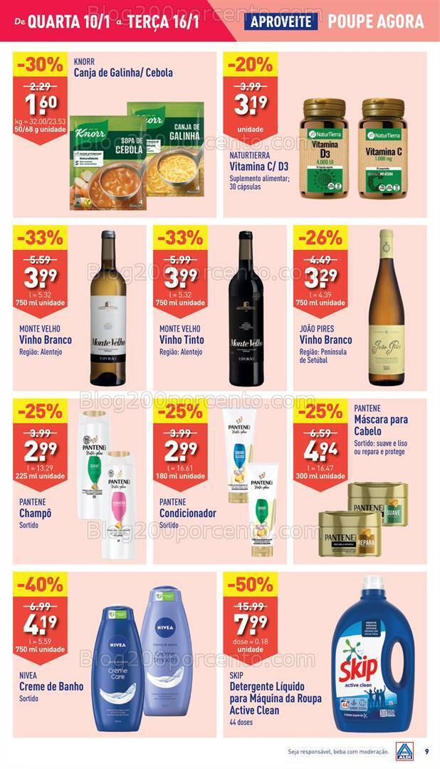 Antevisão Folheto ALDI Promoções de 10 a 16 janeiro