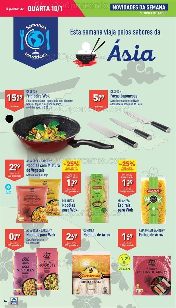 Antevisão Folheto ALDI Promoções de 10 a 16 janeiro