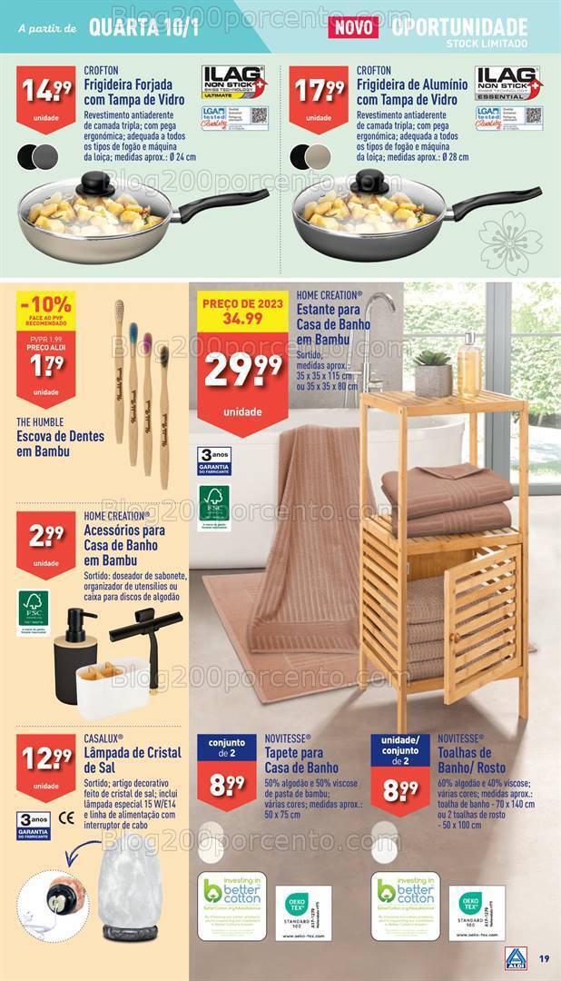 Antevisão Folheto ALDI Promoções de 10 a 16 janeiro
