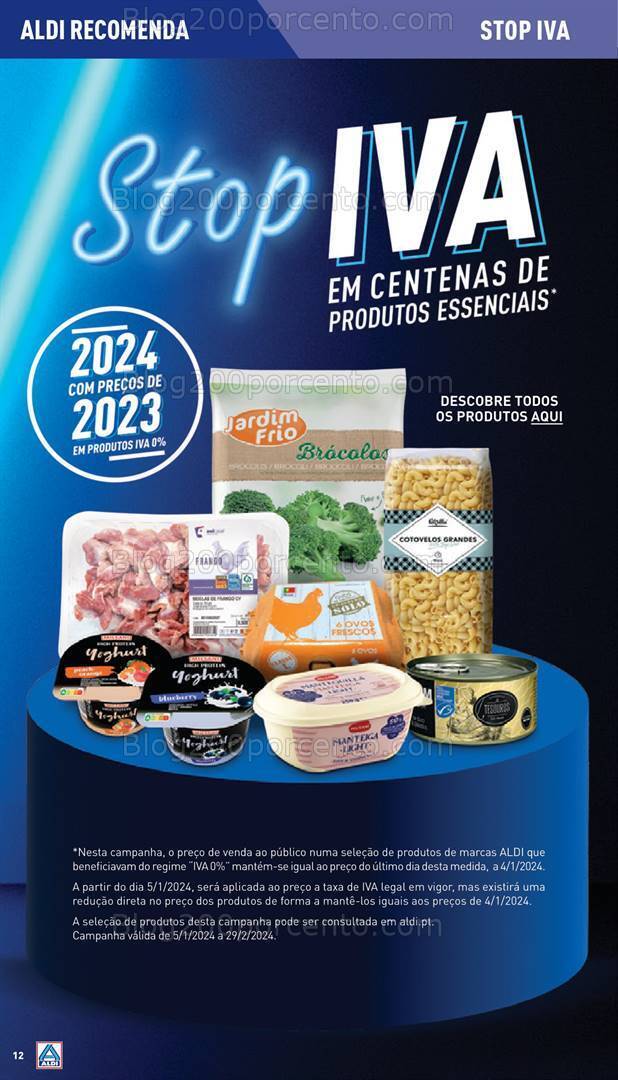 Antevisão Folheto ALDI Promoções de 24 a 30 janeiro