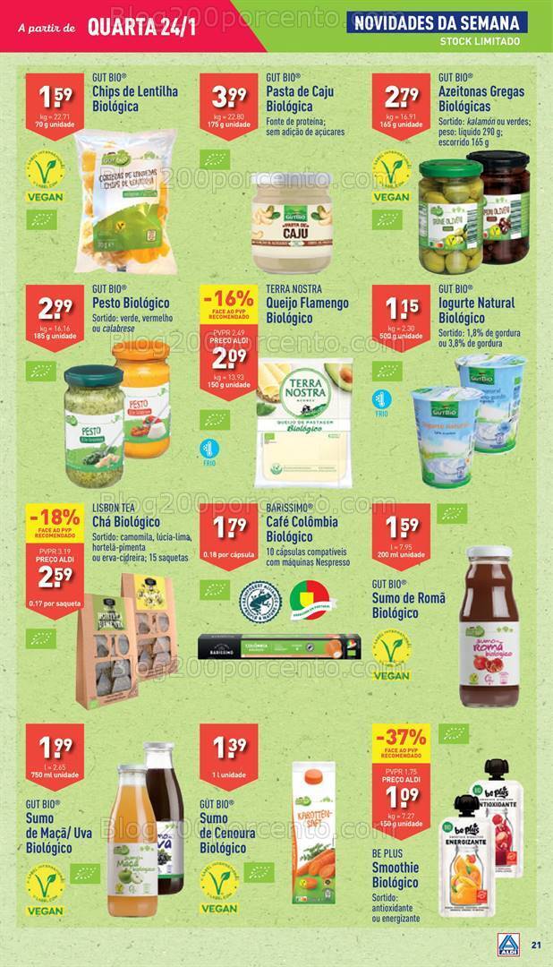 Antevisão Folheto ALDI Promoções de 24 a 30 janeiro