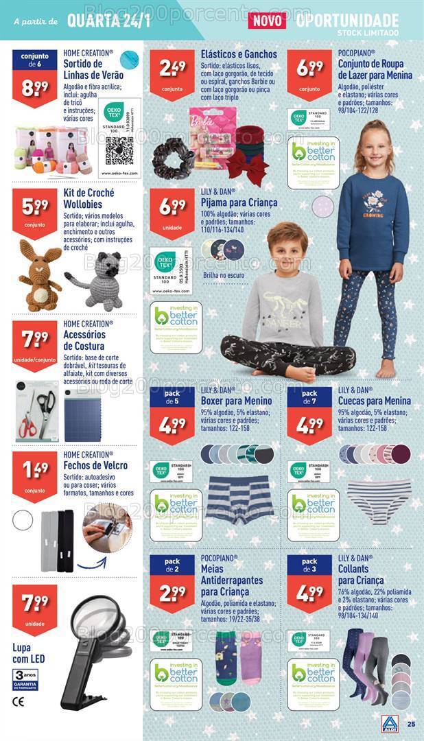 Antevisão Folheto ALDI Promoções de 24 a 30 janeiro