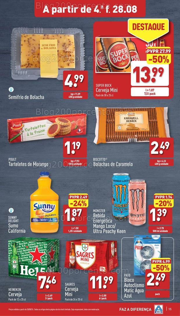Antevisão Folheto ALDI Promoções de 28 agosto a 3 setembro