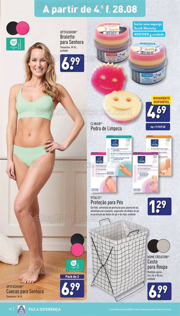 Antevisão Folheto ALDI Promoções de 28 agosto a 3 setembro