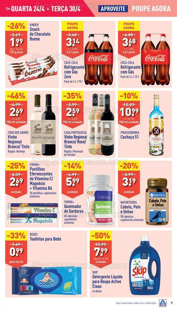 Antevisão Folheto ALDI Promoções de 24 a 30 abril