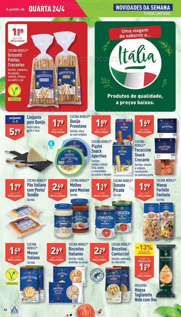 Antevisão Folheto ALDI Promoções de 24 a 30 abril