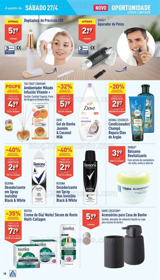 Antevisão Folheto ALDI Promoções de 24 a 30 abril