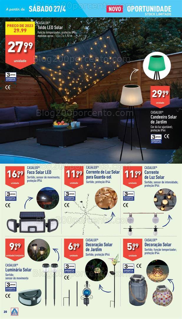 Antevisão Folheto ALDI Bazar Promoções a partir de 27 abril