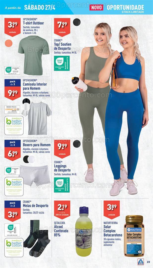 Antevisão Folheto ALDI Bazar Promoções a partir de 27 abril