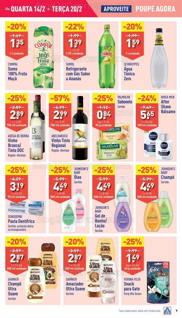 Antevisão Folheto ALDI Promoções de 14 a 20 fevereiro