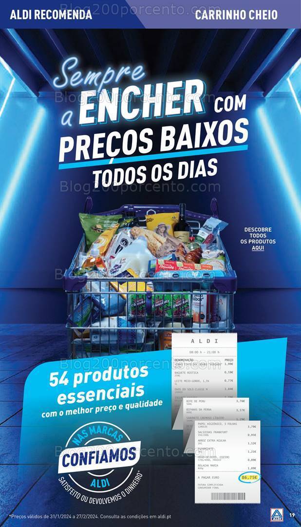 Antevisão Folheto ALDI Promoções de 14 a 20 fevereiro