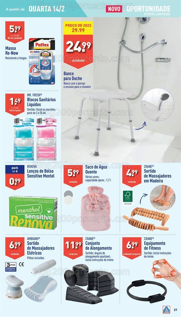 Antevisão Folheto ALDI Promoções de 14 a 20 fevereiro
