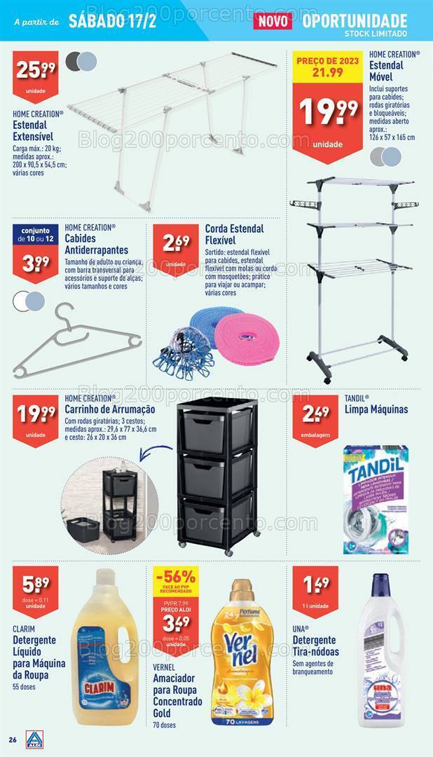 Antevisão Folheto ALDI Promoções de 14 a 20 fevereiro