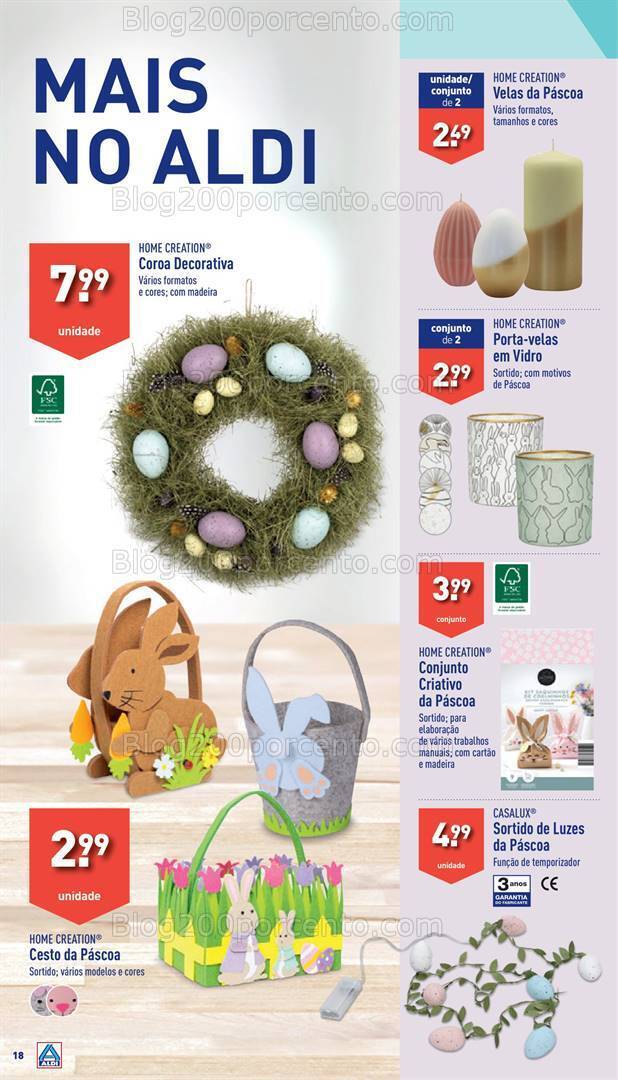 Antevisão Folheto ALDI Bazar Promoções a partir de 9 março