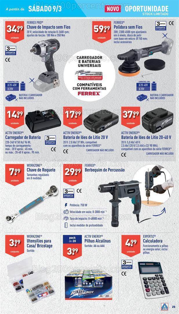 Antevisão Folheto ALDI Bazar Promoções a partir de 9 março