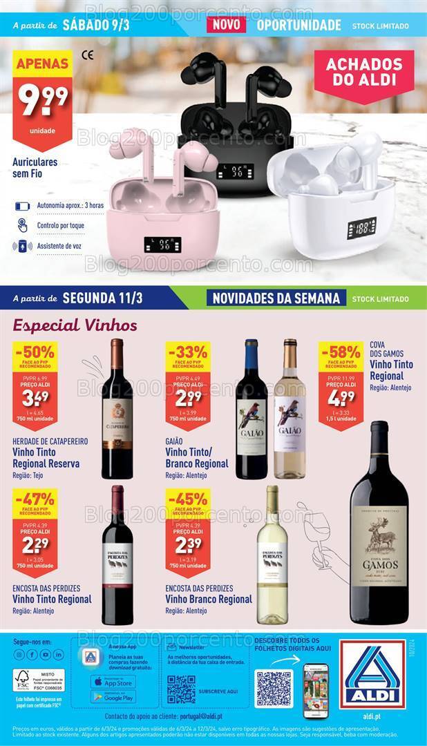 Antevisão Folheto ALDI Bazar Promoções a partir de 9 março
