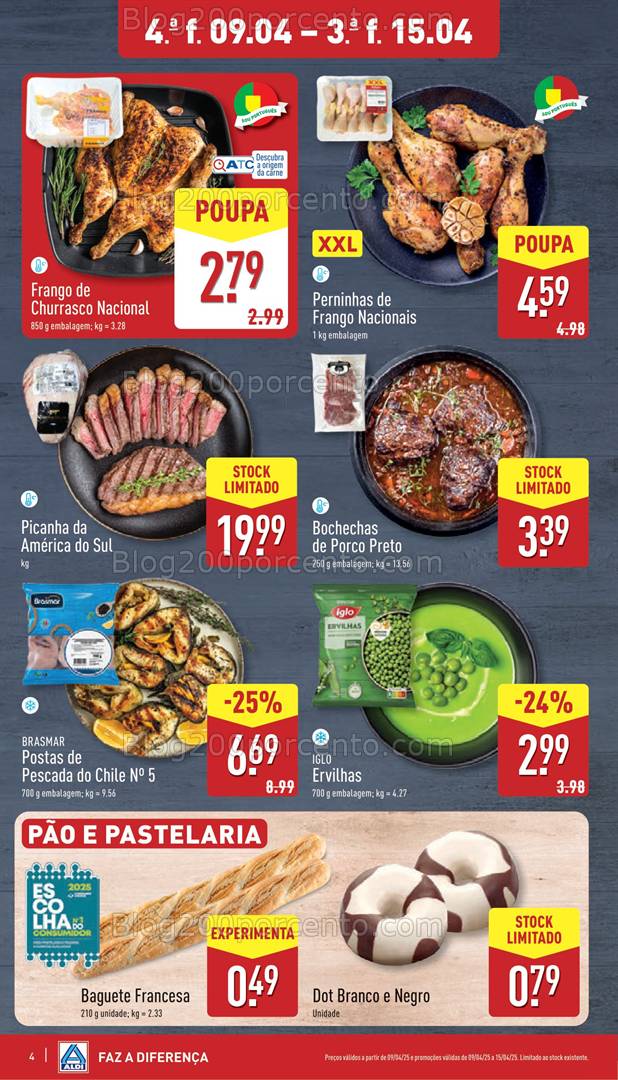 Antevisão Folheto ALDI Promoções de 9 a 15 abril