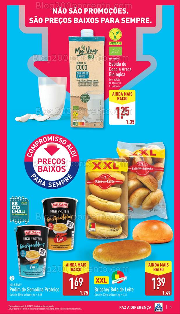 Antevisão Folheto ALDI Promoções de 9 a 15 abril