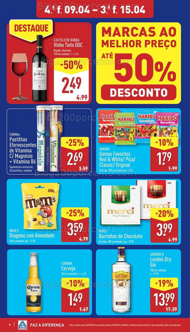 Antevisão Folheto ALDI Promoções de 9 a 15 abril